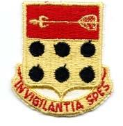 278th Artillery Regiment Patch, Cut Edge