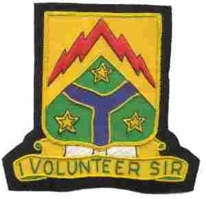 278th Cavalry, Custom made Cloth Patch