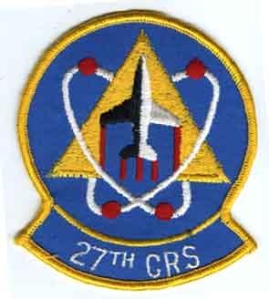 27th Component Repair Squadron Patch Aviation Emblem