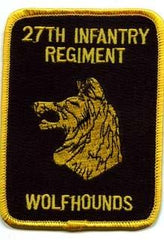 27th Infantry Regiment -later design Custom made Cloth Patch - Saunders Military Insignia