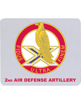 2nd Air Defense Artillery mouse pad - Saunders Military Insignia