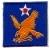 2nd Air Force Patch, Authentic WWII Repro Cut Edge - Saunders Military Insignia