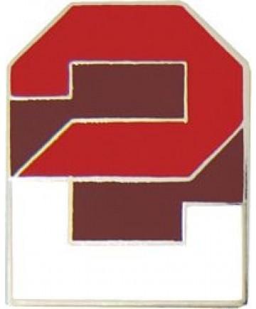 2nd Army metal hat pin - Saunders Military Insignia