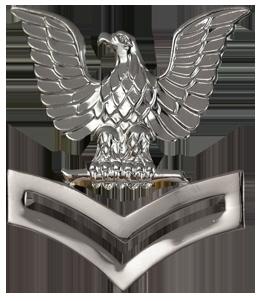 2nd Class Petty Officer Navy Cap Device (E-5 - Saunders Military Insignia