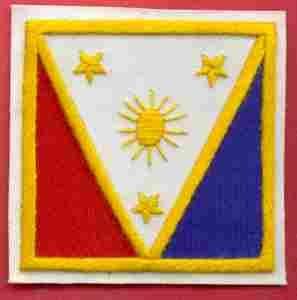 2nd Filipino Unit Patch, Handmade