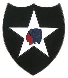2nd Infantry Division Combat Service Identification Badge - Saunders Military Insignia