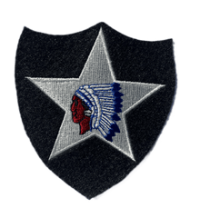2nd Infantry Division patch in felt - Saunders Military Insignia