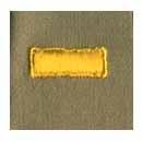 2nd Lieutenant - khaki Sleeve size chevron - Saunders Military Insignia