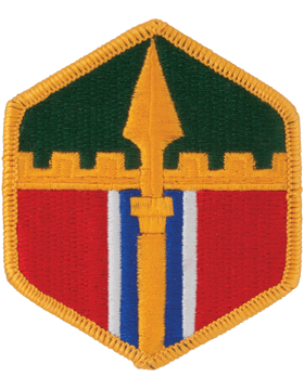 301st Maneuver Enhancement Brigade Full Color Merrow Border Patch - Saunders Military Insignia