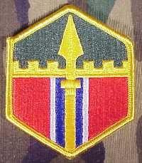 301st Maneuver Enhancement Brigade Full Color Merrow Border Patch - Saunders Military Insignia