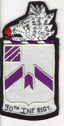 30th Infantry Regiment Patch
