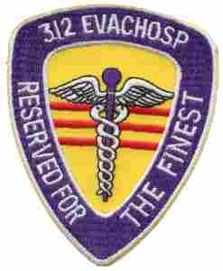 312th Evacuation Hospital Custom made Cloth Patch