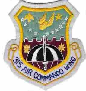 315th Air Commando Patch Hand Embroidered Excellence