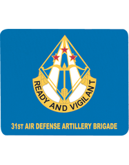 31th Air Defense Artillery mouse pad - Saunders Military Insignia