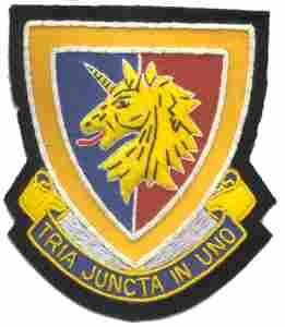 320th Tank (Light) Battalion Custom made Cloth Patch - Saunders Military Insignia