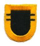 327th Infantry 2nd Battalion Beret Flash Cut Edge - Saunders Military Insignia
