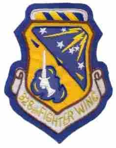 328th Fighter Wing Custom Hand Crafted Patch Limited Edition