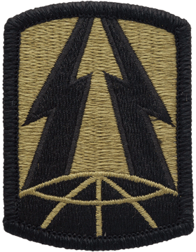 335th Signal Brigade Scorpion Patch with Velcro - Saunders Military Insignia