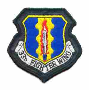 33rd Fighter Squadron Patch - Saunders Military Insignia
