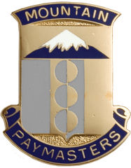 33rd Finance Battalion Unit Crest - Saunders Military Insignia