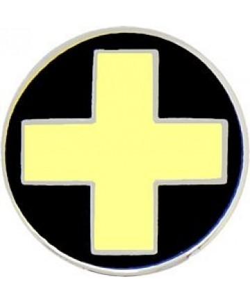 33rd Infantry Division metal hat pin