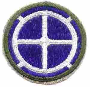 35th Infantry Division (old design) Patch WWII Authentic Repro Cut Edge