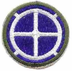 35th Infantry Division (old design) Patch WWII Authentic Repro Cut Edge - Saunders Military Insignia