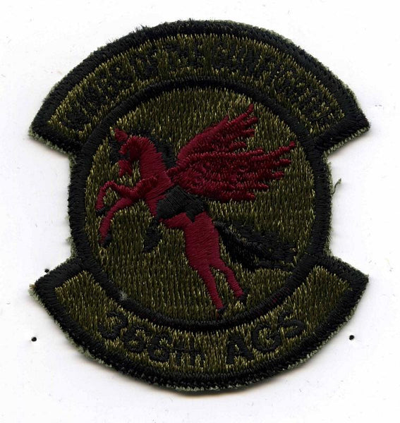 366th Aircraft Generation Squadron Subdued Patch Emblem