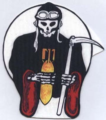 375th Bombardment Group - leather, Patch, leather, handpainted - Saunders Military Insignia