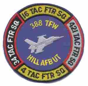 388th Tactical Fighter Wing Patch Authentic Reproduction