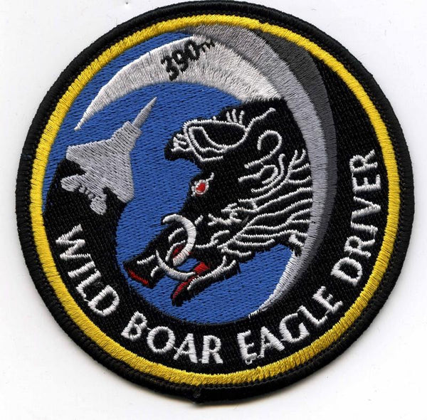 390th Fighter Squadron Eagle Driver USAF Patch Top Gun