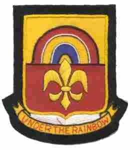 392nd Field Artillery Battalion, Custom made Cloth Patch