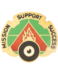 394th Support Battalion unit crest - Saunders Military Insignia