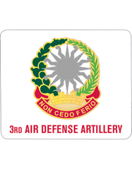 3rd Air Defense Artillery mouse pad - Saunders Military Insignia