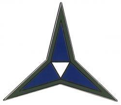 3rd Army Corps Combat Service Identification Badge Metal Authentic Collectible for Military Personnel