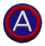3rd Army Corps Patch Authentic WWII Reproduction with cut edge border