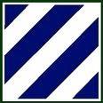 3rd Infantry Division Combat Service Identification Badge Metal badge - Saunders Military Insignia