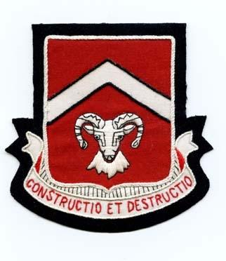 40th Engineer Battalion Custom made Cloth Patch