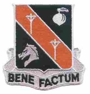 40th Signal Battalion Custom made Cloth Patch - Saunders Military Insignia