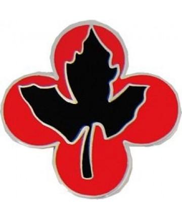 43rd Infantry Division metal hat pin - Saunders Military Insignia