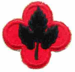 43rd Infantry Division Patch Authentic WWII Repro Cut Edge - Saunders Military Insignia