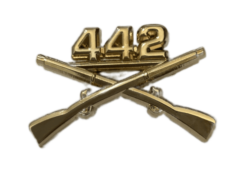 442nd Infantry Officer Regimental Branch Of Service Insignia Badge - Saunders Military Insignia