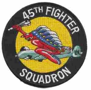 45th Fighter Squadron USAF Patch Emblem Collectible