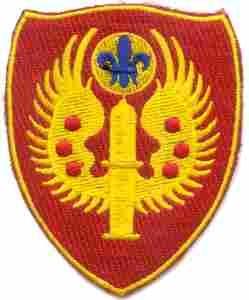 463th Airborne Field Artillery, Custom made Cloth Patch - Saunders Military Insignia