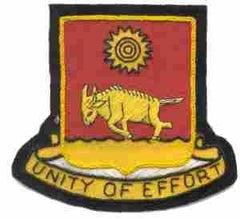 465th Field Artillery Custom made Cloth Patch - Saunders Military Insignia