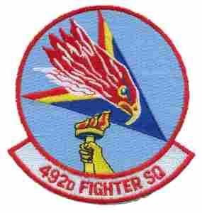 492nd Fighter Squadron Color Patch High Quality Durable
