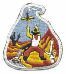 49th Antiaircraft Brigade Patch, felt - Saunders Military Insignia