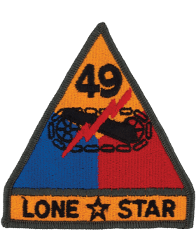 49th Armored Division Patch with Tab - Saunders Military Insignia
