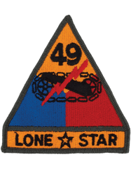 49th Armored Division Patch with Tab - Saunders Military Insignia