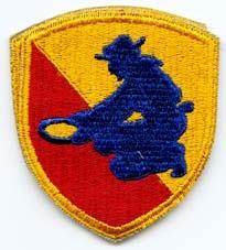 49th Infantry Division Patch WWII Cut Edge - Saunders Military Insignia